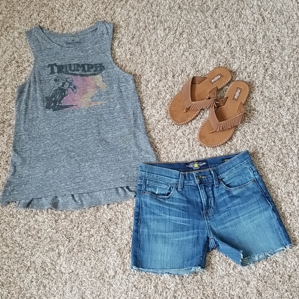 Lucky Jean Cutoff Shorts